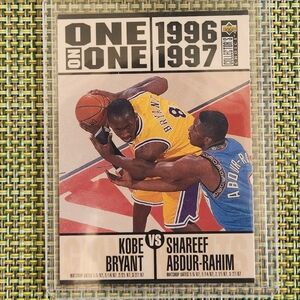 Kobe Bryant 1996-1997 One on One Rookie Basketball Card